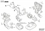 Bosch 3 603 JA3 000 PSR-1440 Cordless-Drill Spare Parts